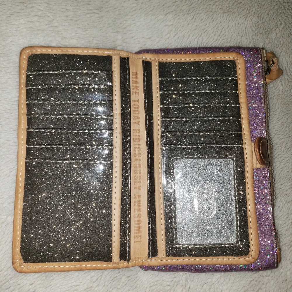 Consuela Purple Glitter Wallet - Picture 4 of 12